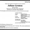 Binder Juliane 1902-1998 Todesanzeige